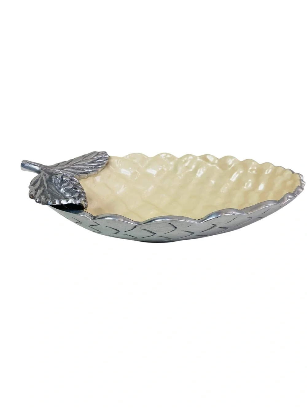 Julia Knight Luxe Lodge Pinecone Bowl 11”